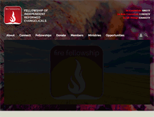 Tablet Screenshot of firefellowship.org